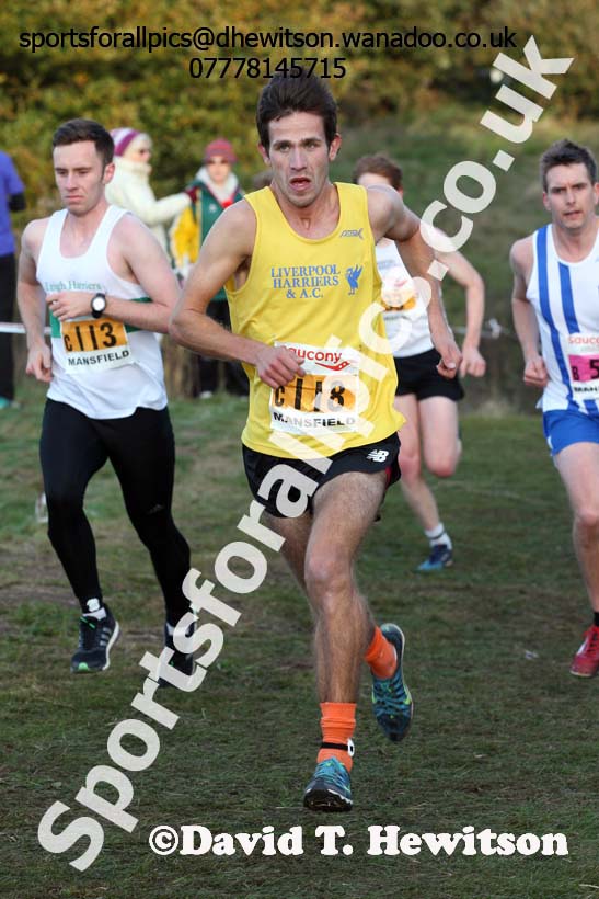 Senior men, 2016 National Cross Country Relays, Berry Hill Park, Mansfield. Photo: David T. Hewitson/Sports for All Pics
